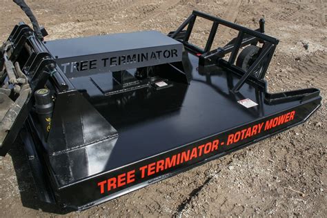 tree terminator skid steer brush cutter|tree terminators for sale.